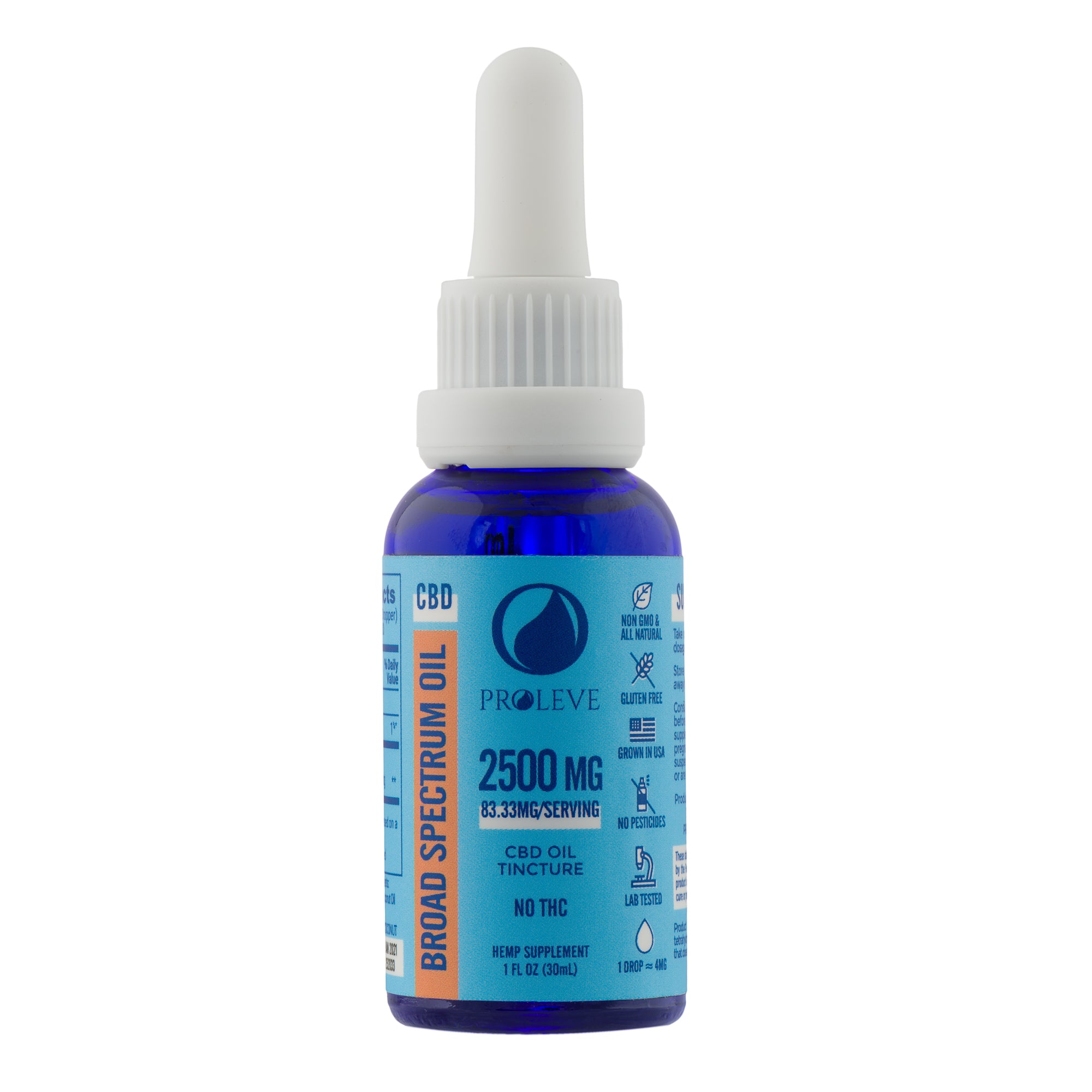2500mg Broad Spectrum CBD Tincture Proleve 2500mg Broad Spectrum CBD Tincture Proleve