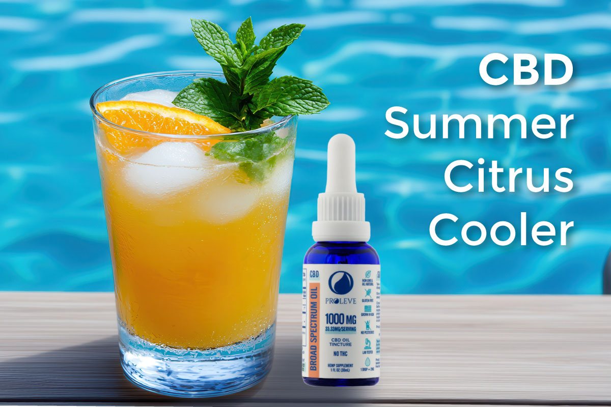 CBD Summer Citrus Cooler Drink Recipe | Proleve Distribution CBD Summer Citrus Cooler Drink Recipe | Proleve Distribution