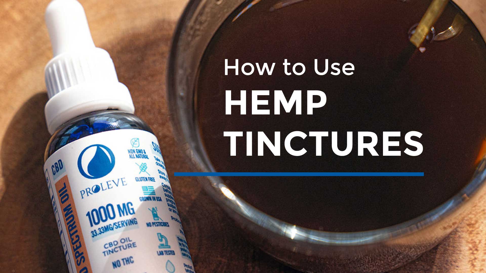 How to use CBD and THC tinctures
