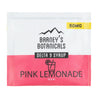 Barney's Botanicals 50mg Delta 9 THC Shot in Pink Lemonade Flavor - Single Shot Packet Shown