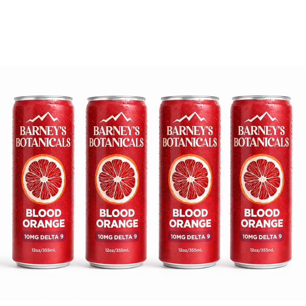10mg Delta 9 THC Seltzer – Blood Orange | Barney's Botanicals