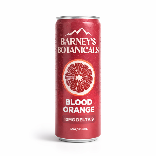 10mg Delta 9 THC Seltzer – Blood Orange | Barney's Botanicals