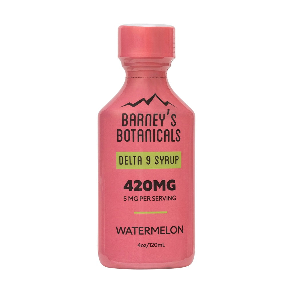 Barney's Botanticals 420ng D9 THC Syrup in Watermelon