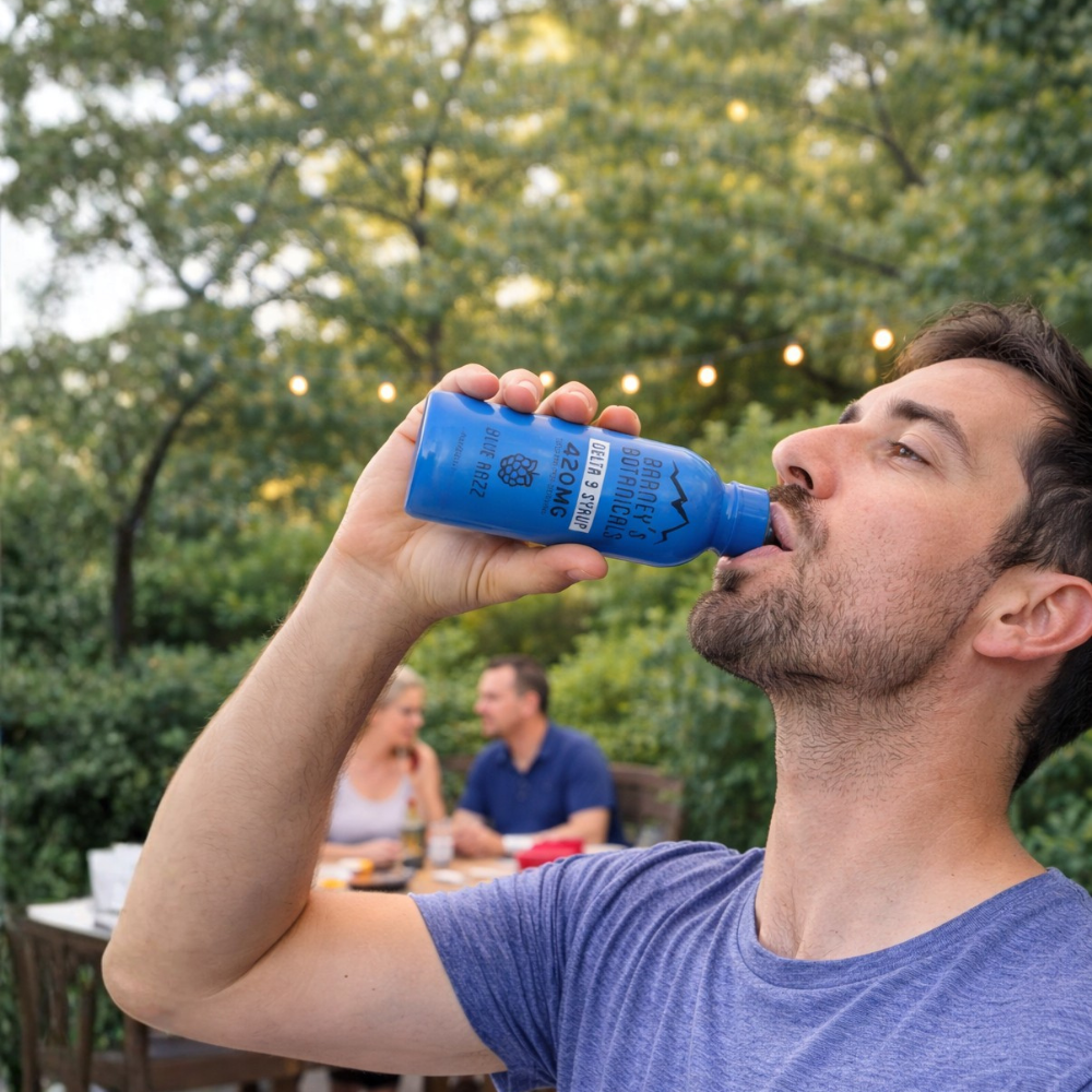 Delta 9 THC Syrup - 420 mg - Blue Razz