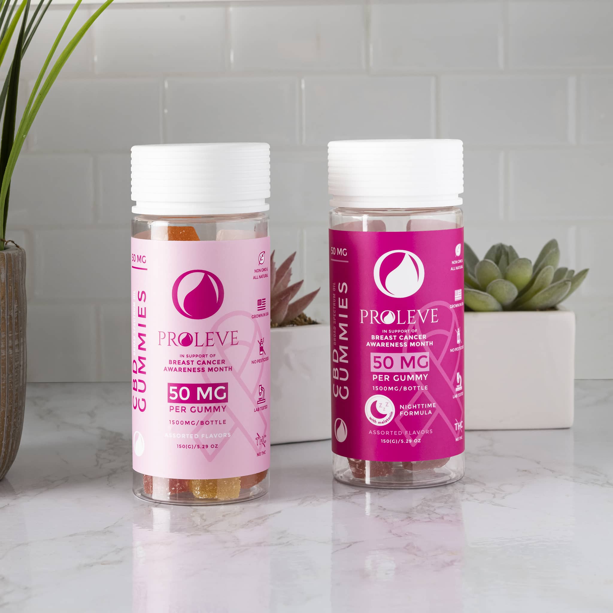 50mg Broad Spectrum CBD Gummies | Pink Edition