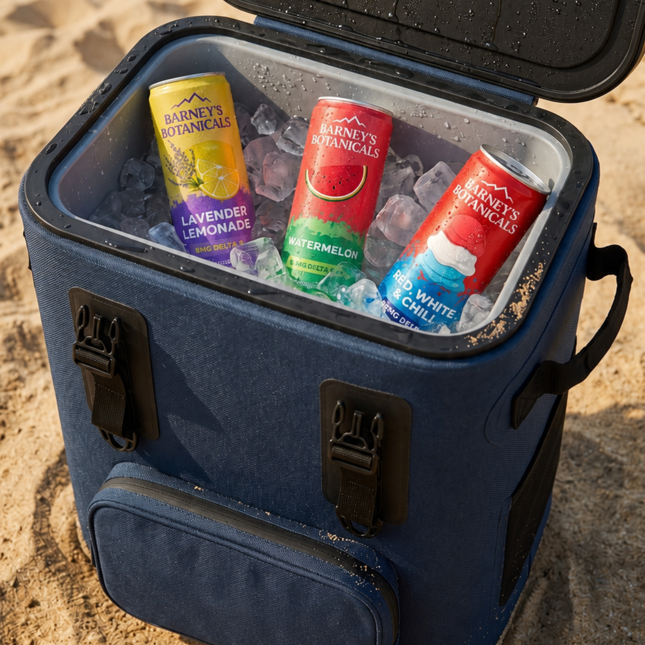 Proleve THC Seltzer Cans Backpack Cooler