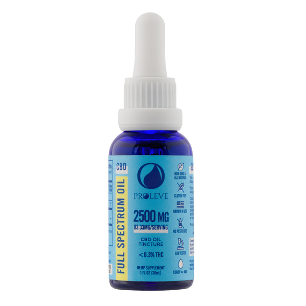 2500mg Full Spectrum CBD Tincture – Proleve